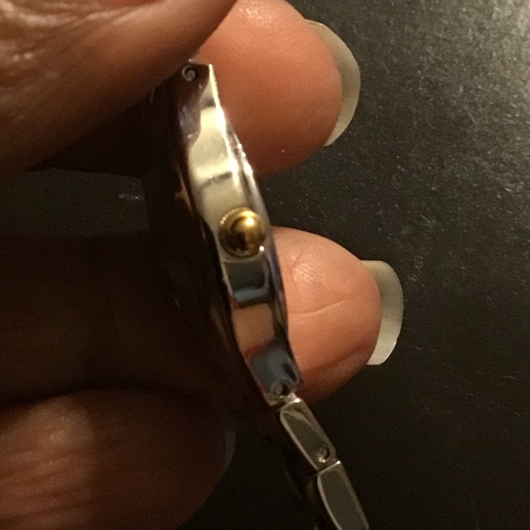 Bulova ladies gold and silver watch! main image 9